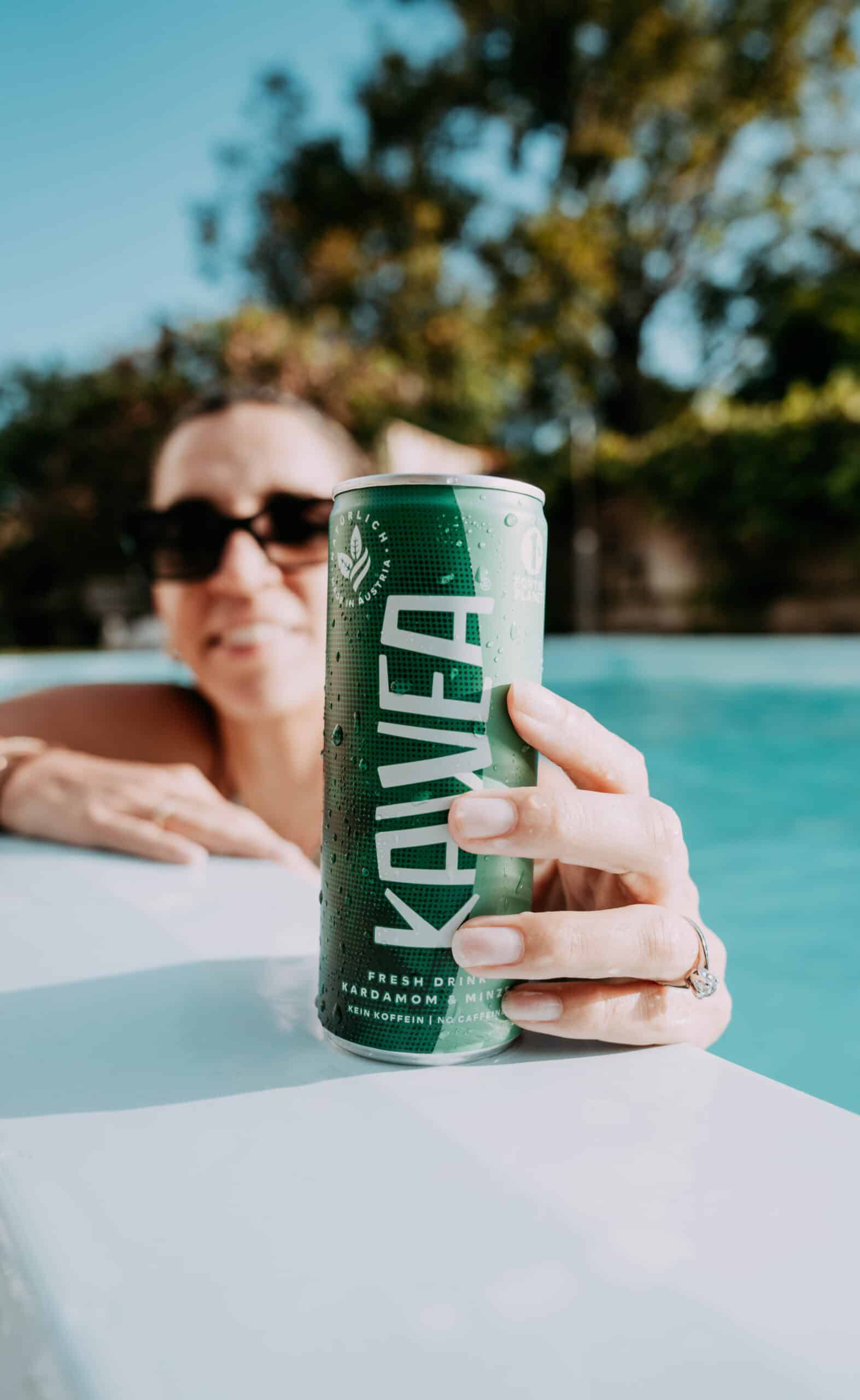 Kawea drink with no caffeine and taurin